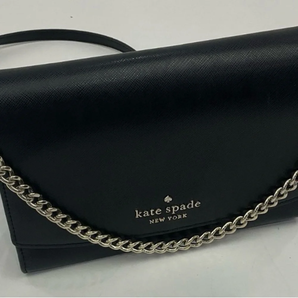 Kate Spade Black Crossbody Silver as Chain Accent - Picture 5 of 9